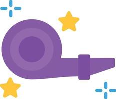 Party Blower Flat Icon vector