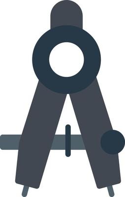 Protractor Flat Icon