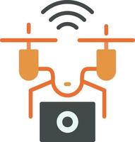 Drone Flat Icon vector