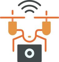 Drone Flat Icon vector