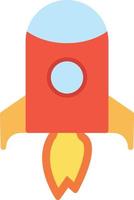 Rocket Flat Icon vector