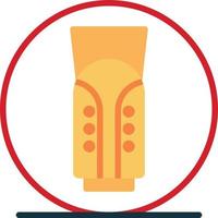 Shin Guard Flat Icon vector