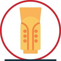 Shin Guard Flat Icon vector