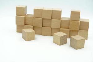 wooden building blocks wood cube building blocks photo