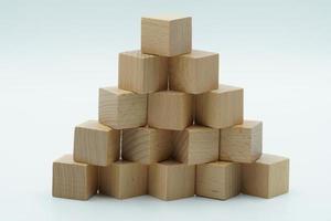 wooden building blocks wood cube building blocks photo