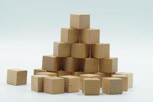 wooden building blocks wood cube building blocks photo