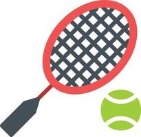 Racket Flat Flat Icon vector