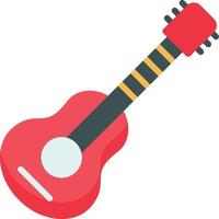 Guitar Flat Icon vector