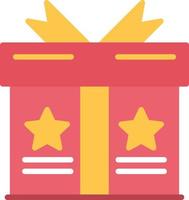 Gift Box Flat Icon vector