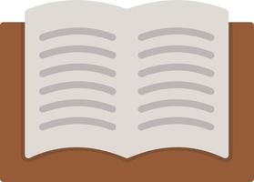 icono de libro plano vector