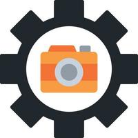 Cogwheel Flat Icon vector