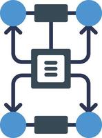 Sever Connection Flat Icon vector