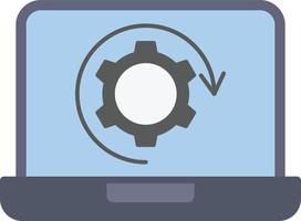 Mechanical Process Flat Icon vector