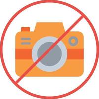 No Photo Flat Icon vector