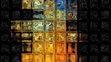 azulejos cuadrados vibrante fondo abstracto ilustración digital foto