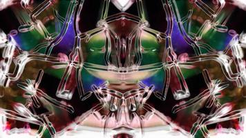 Digital Render Abstract Symmetric Kaleodiscope Pattern photo