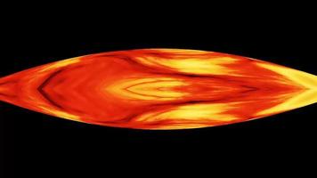 Digital Rendering Red Burning Fire Planet photo