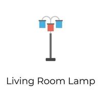 Living Room Lamp vector
