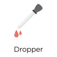 Trendy Dropper Concepts vector