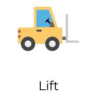 Fork Lift Truck vector