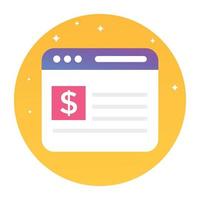 Trendy Business Website vector