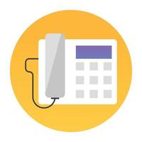 Trendy Landline Concepts vector