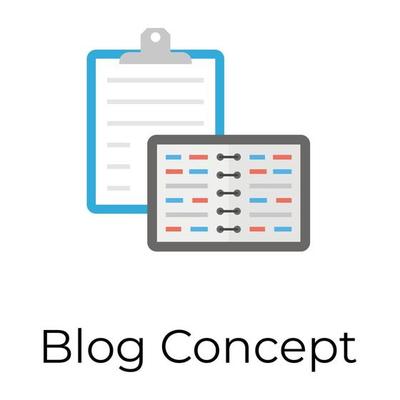 Trendy Blog Concept