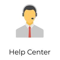 Trendy Help Centre vector