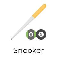 Trendy Snooker Concepts vector