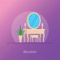 Trendy Boudoir Concepts vector