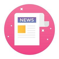 Trendy Newspaper Concepts vector