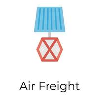 Trendy Airfreight Concepts vector