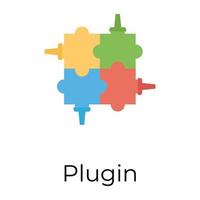 Trendy Plugin Concepts vector