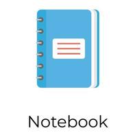 Trendy Notebook Concepts vector