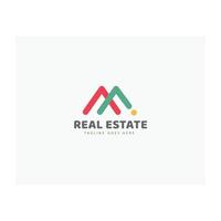 logotipo inmobiliario vector