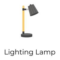 Trendy Lighting Lamp vector