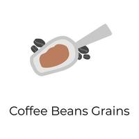 Grind Coffee Beans vector