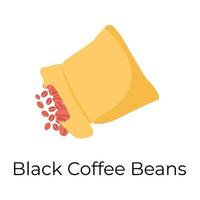 Coffee Beans Sack vector