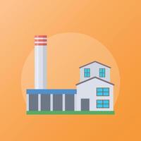 Trendy Power Plant vector