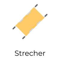 Trendy Stretcher Concepts vector