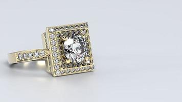 boda, anillo, oro, plata, diamante, compromiso, moda, matrimonio, piedra, render 3d foto