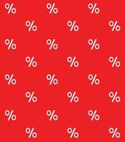 Seamless pattern of percent vector