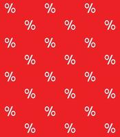 Seamless pattern of percent vector