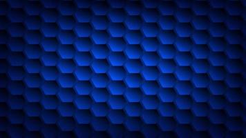 abstract futuristic technology background concept. hexagon pattern with blue lighting for graphic design element vector