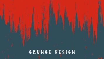 Abstract Red Grunge Paint Texture In Dark Background vector