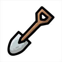 shovel cartoon vector