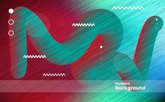 Wavy Color Liquid Gradient Background Vector