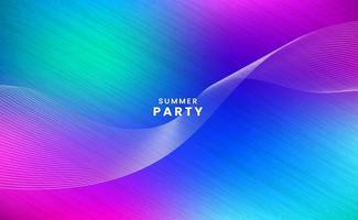 Texture Gradient with Summer Party Theme. Vector Background can be used as Cover Design, Magazine, Web, Game and Event Celebration.