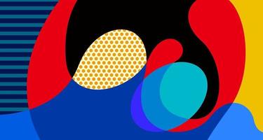 vector de fondo líquido y fluido abstracto colorido para banner de redes sociales