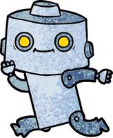 Vector robot character in cartoon style